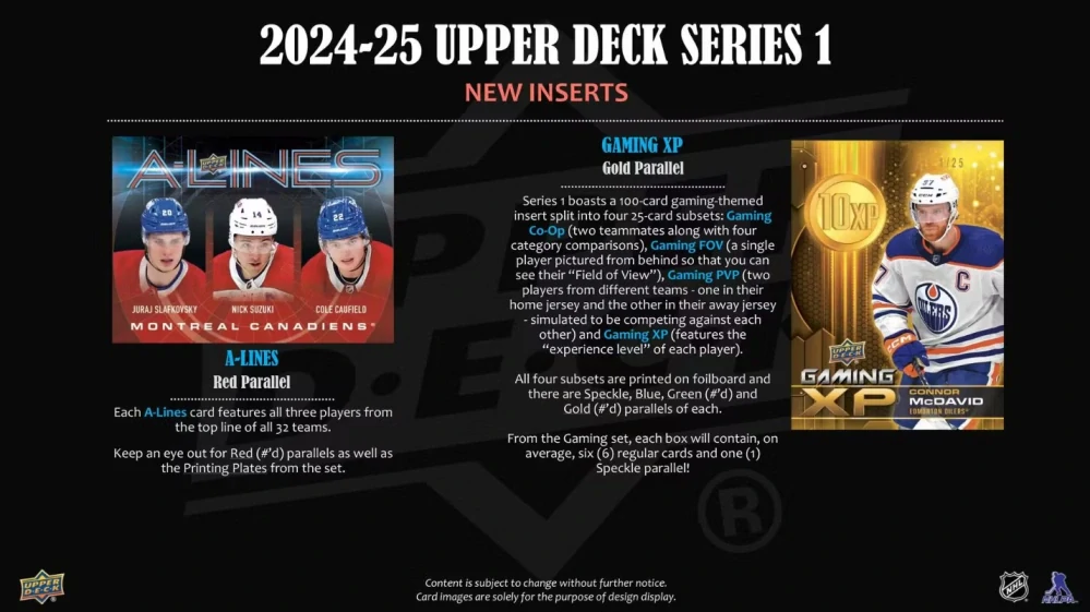 2024-25 UD Series 1 - hobby balíček