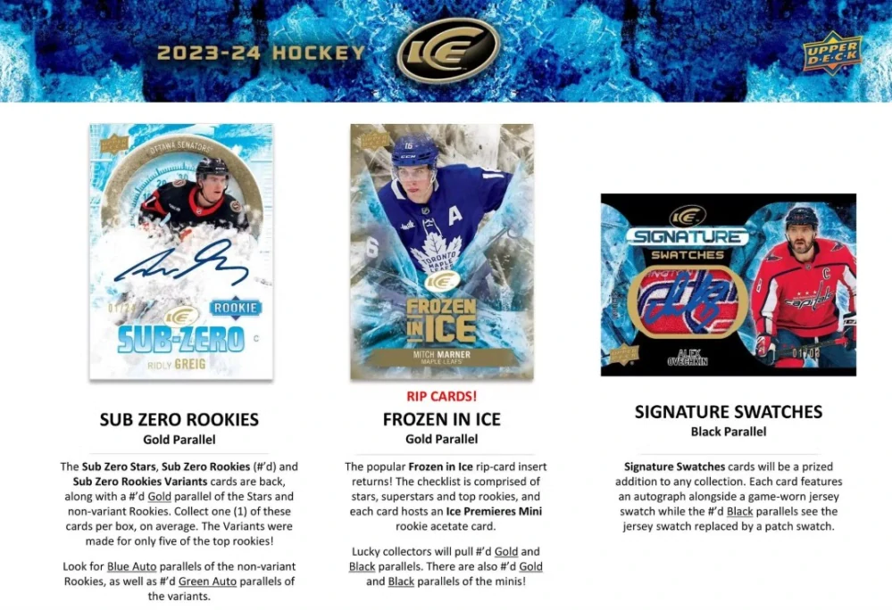 2023-24 UD Ice - Hobby balíček