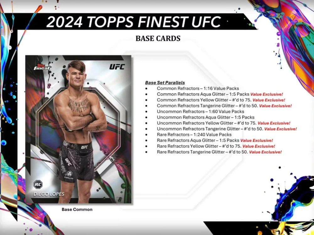 2024 Topps Finest UFC - Blaster box