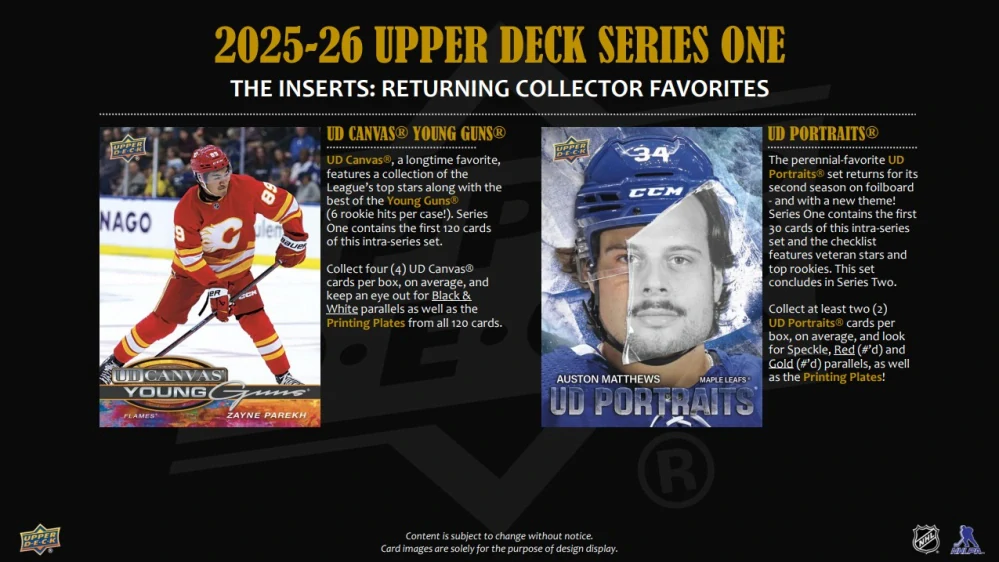 2025-26 UD Series 1 - Hobby Box