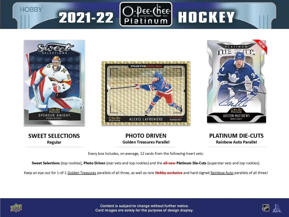 2021-22 UD O-Pee-Chee Platinum - Hobby balíček