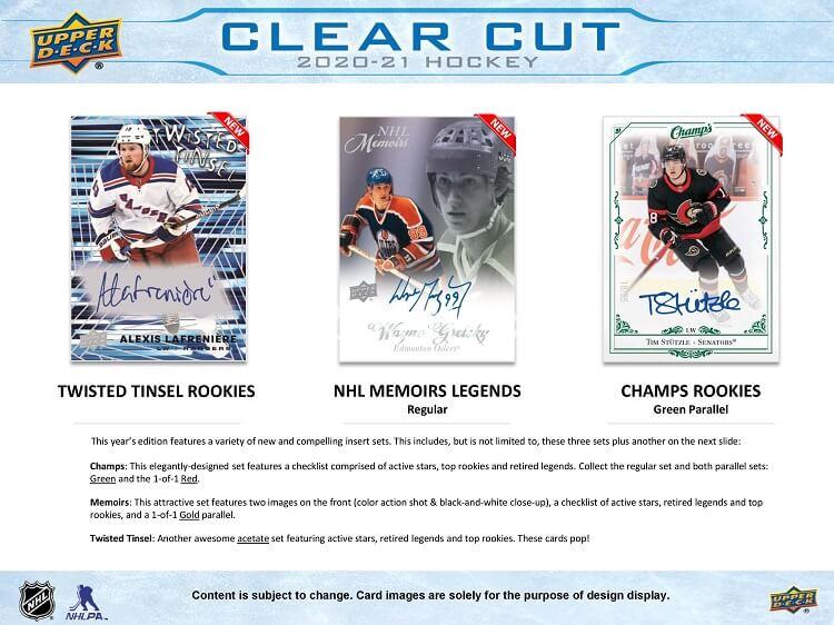 2020-21 UD Clear Cut hobby box
