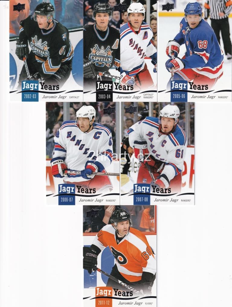 2018-19 UD Series 1 - Jagr Years - kompletní set
