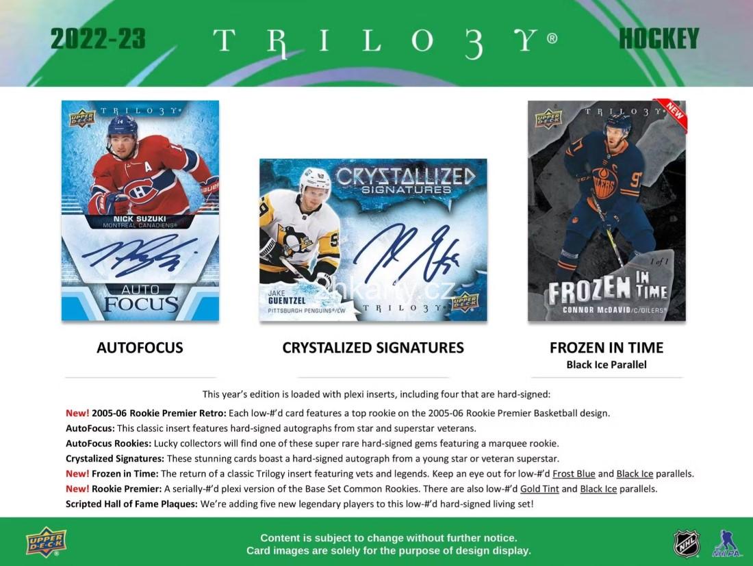 2022-23 UD Trilogy - hobby box
