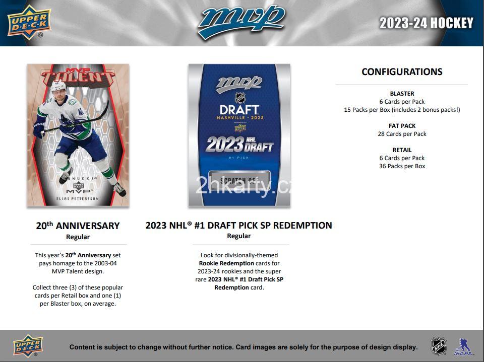 2023-24 UD MVP - Blaster box