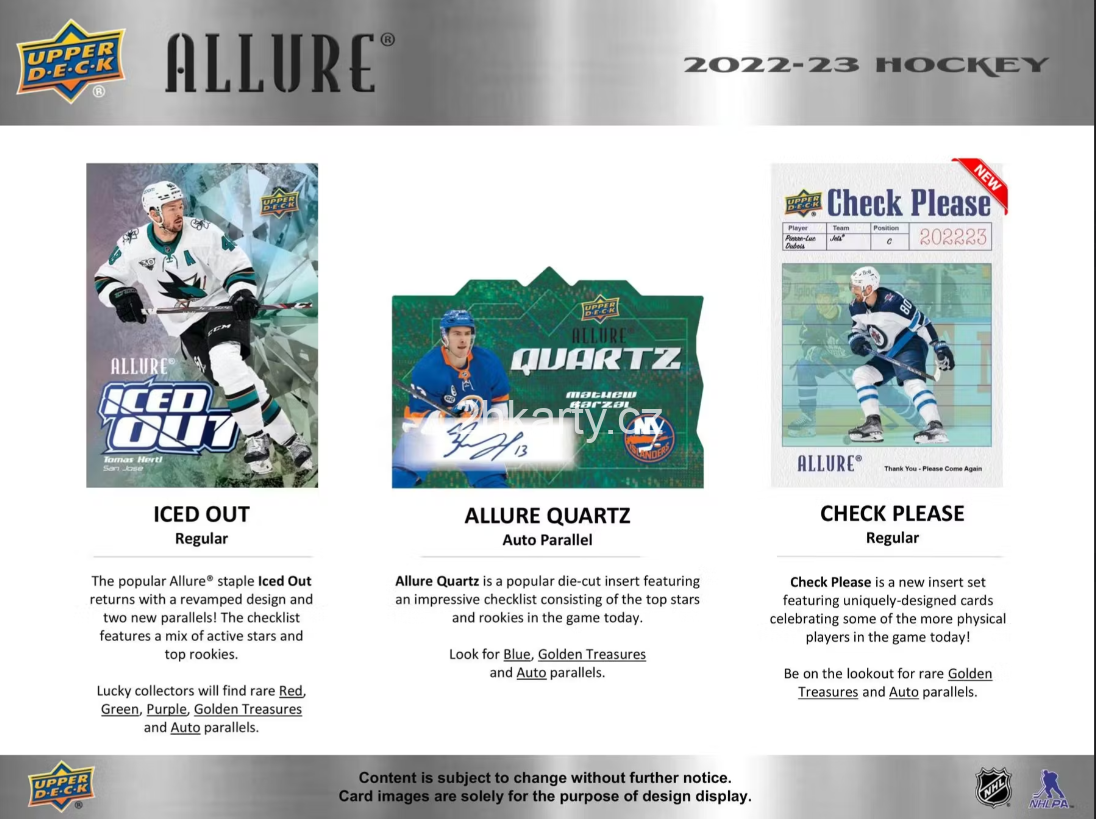 2022-23 UD Allure - Hobby box