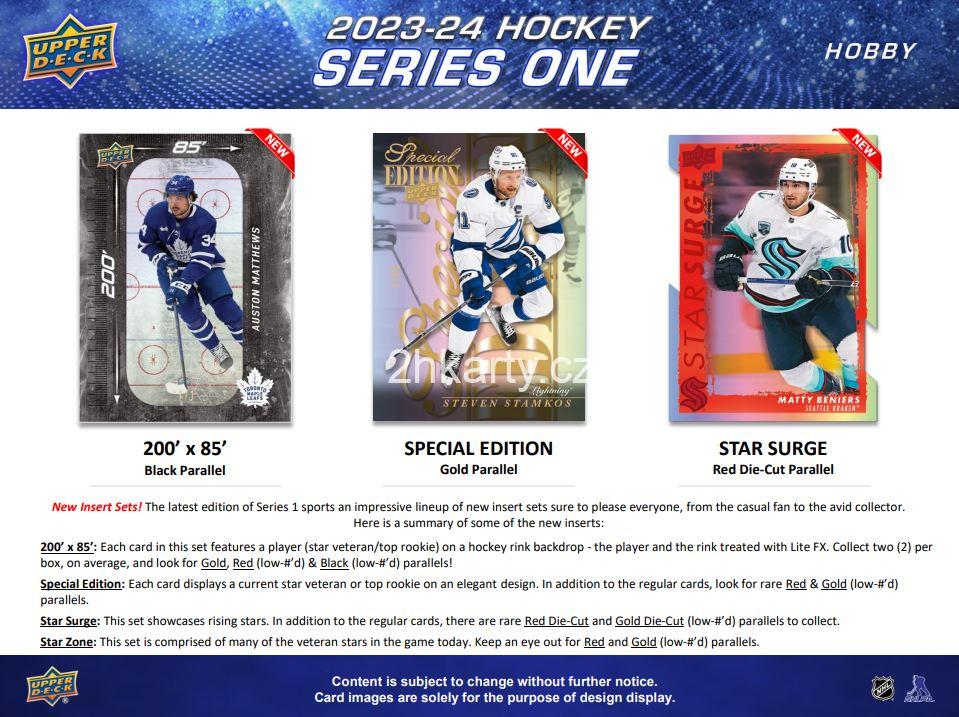 2023-24 UD Series 1 - Hobby box