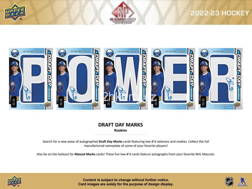 2022-23 UD SP Game Used - hobby box