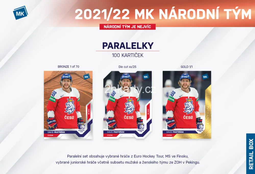 2022 MK Národní tým - Retail box