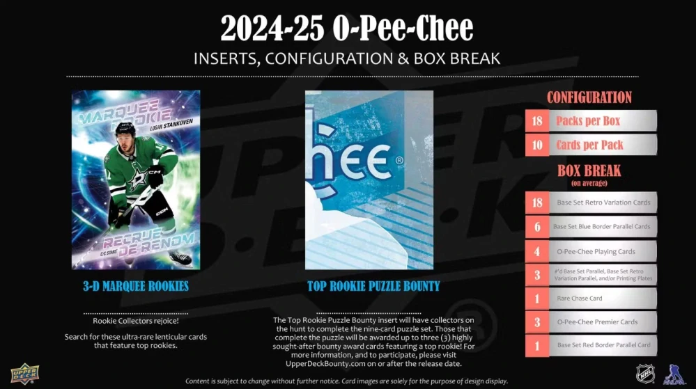 2024-25 UD O-Pee-Chee - Hobby balíček