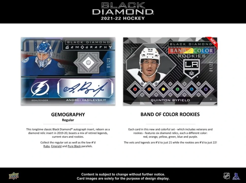 2021-22 UD Black Diamond - hobby box