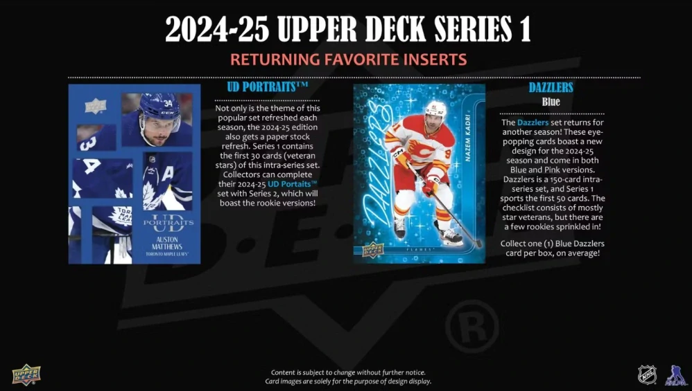 2024-25 UD Series 1 - hobby balíček