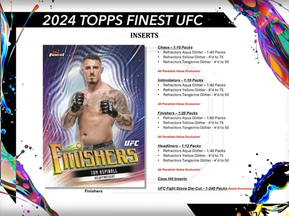 2024 Topps Finest UFC - Blaster box