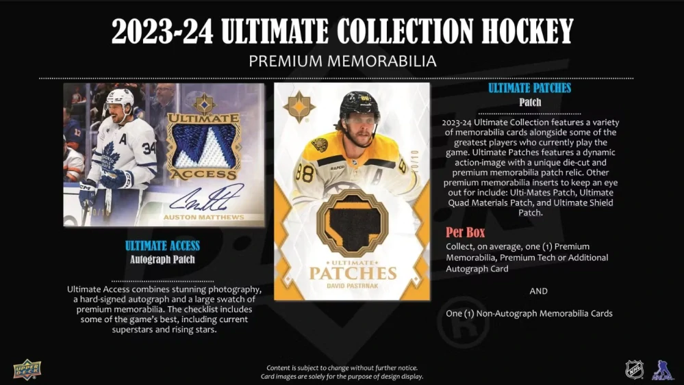 2023-24 UD Ultimate - Hobby box