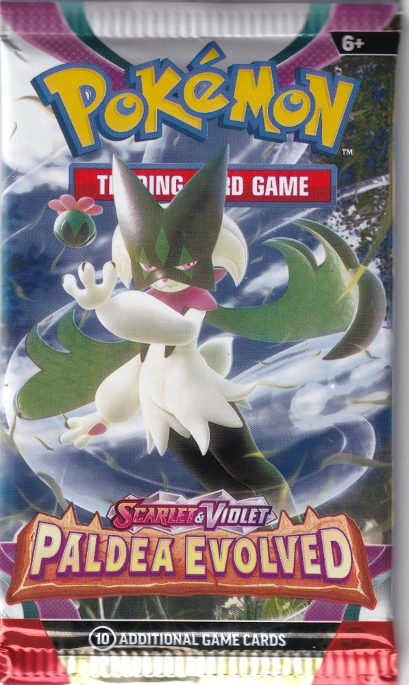 Pokemon TCG - Paldea Evolved - Booster balíček