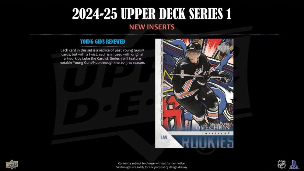 2024-25 UD Series 1 - Tin box (plechovka)