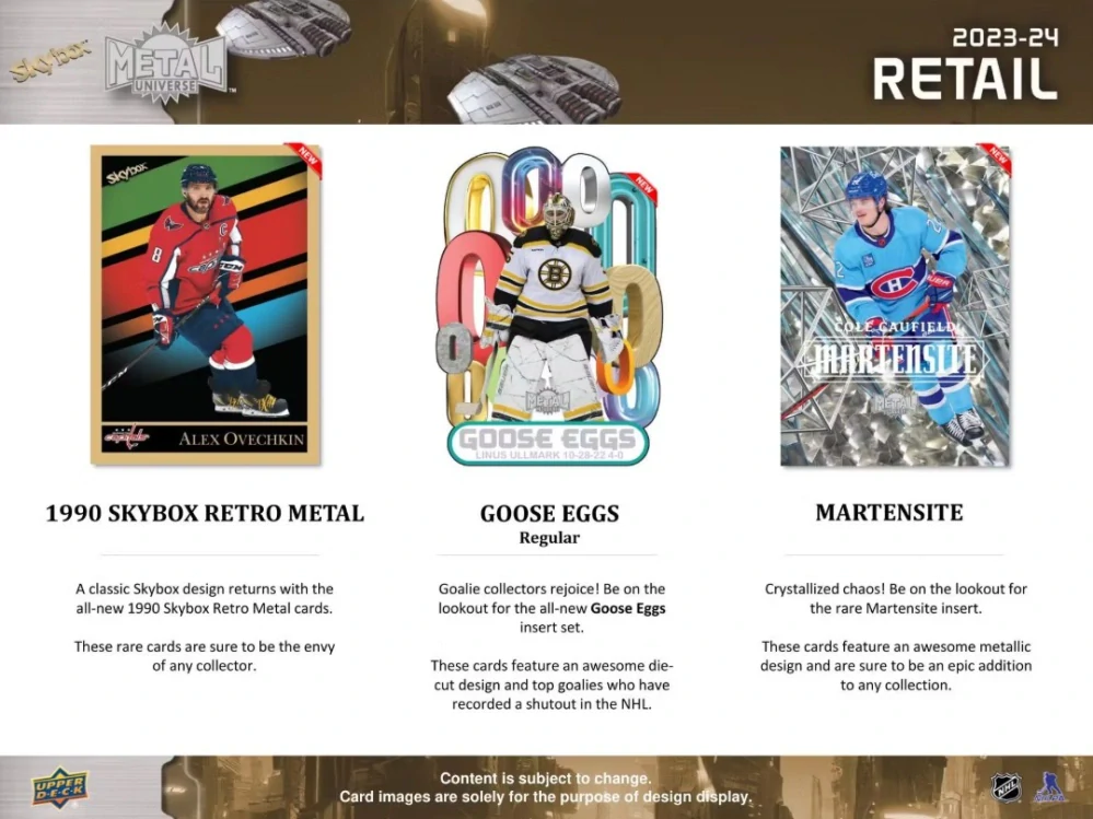 2023-24 UD Skybox Metal Universe - Blaster box