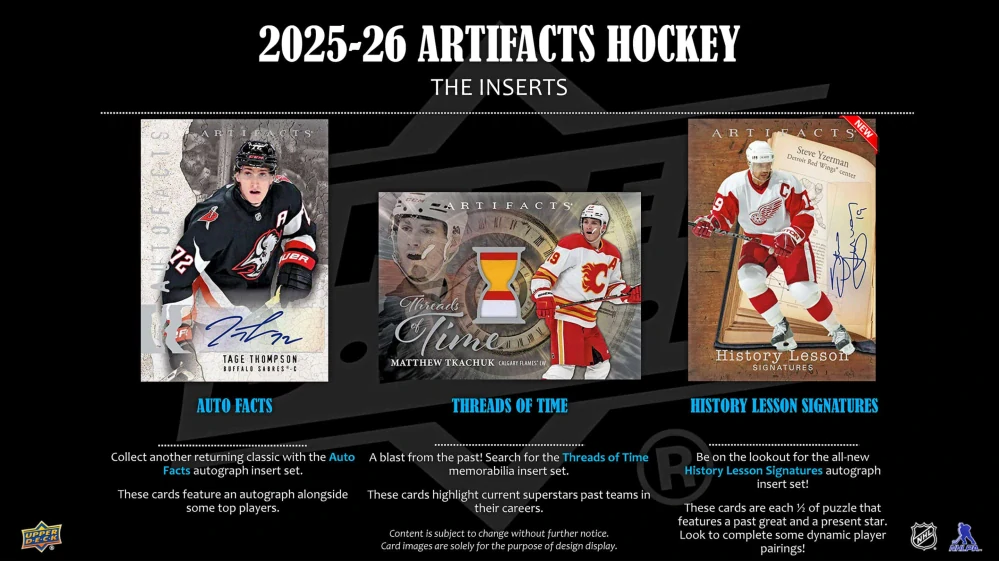 2025-26 UD Artifacts - Hobby Box