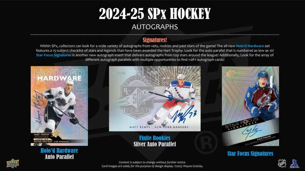 2024-25 UD SPx - Hobby box