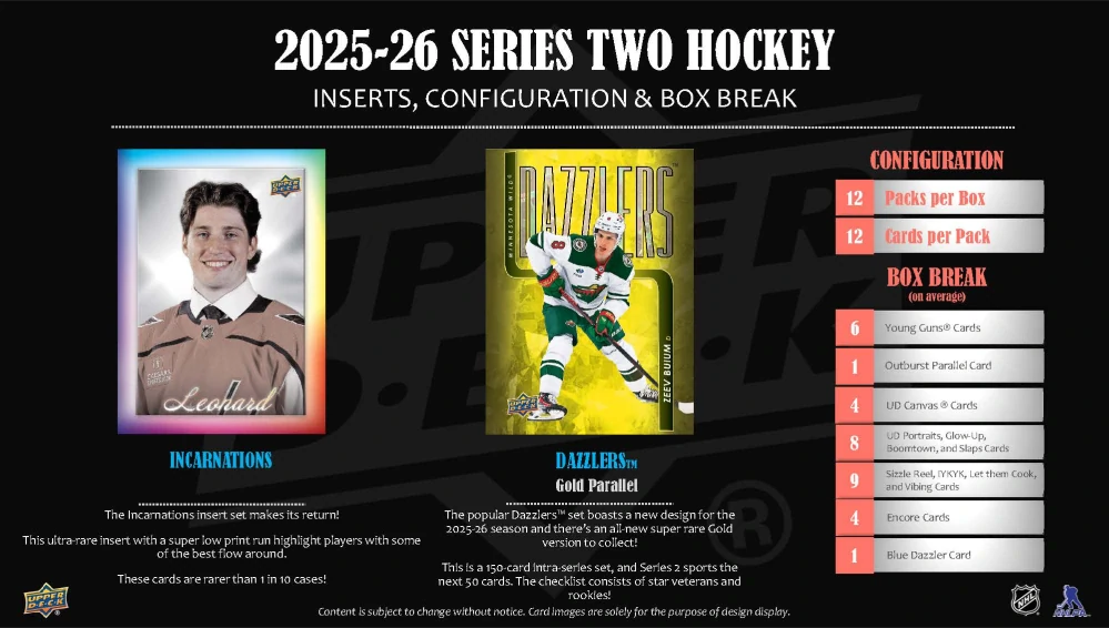 2025-26 UD Series 2 - hobby box