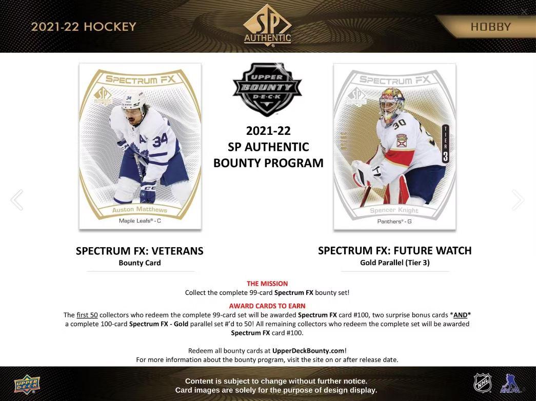 2021-22 UD SP Authentic - hobby box