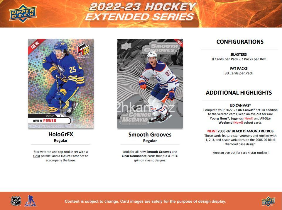 2022-23 UD Extended Series - blaster box