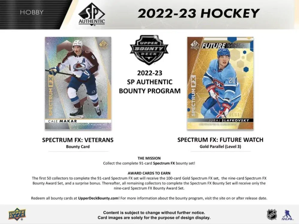 2022-23 UD SP Authentic - Hobby box