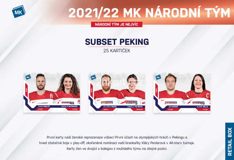 2022 MK Národní tým - Retail box