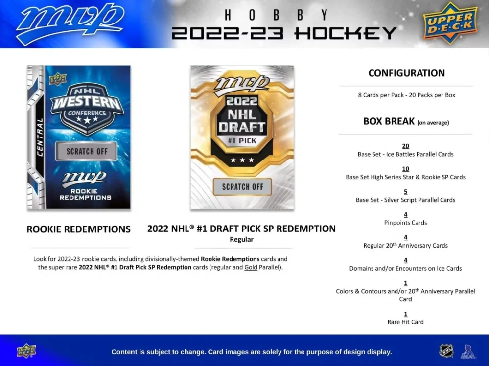 2022-23 UD MVP - hobby box