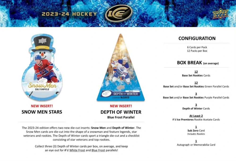 2023-24 UD Ice - Hobby balíček