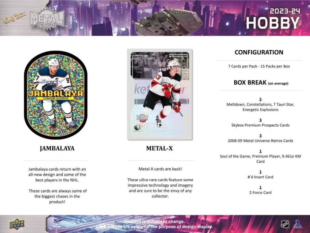 2023-24 UD Skybox Metal Universe - Hobby box