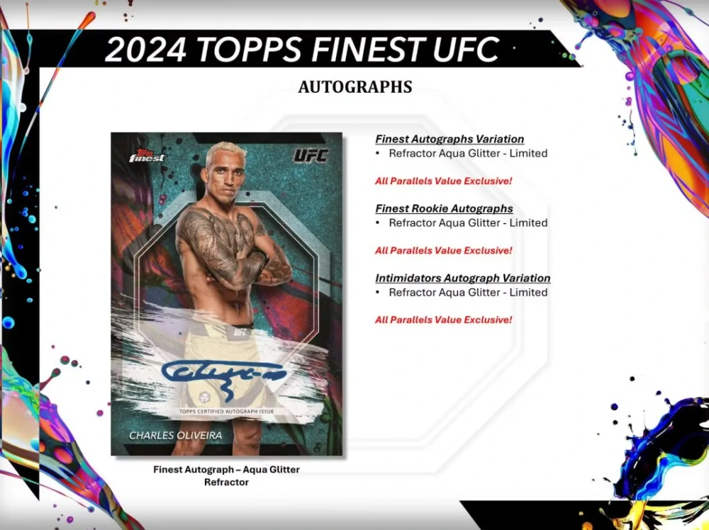 2024 Topps Finest UFC - Blaster box