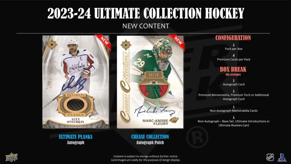 2023-24 UD Ultimate - Hobby box