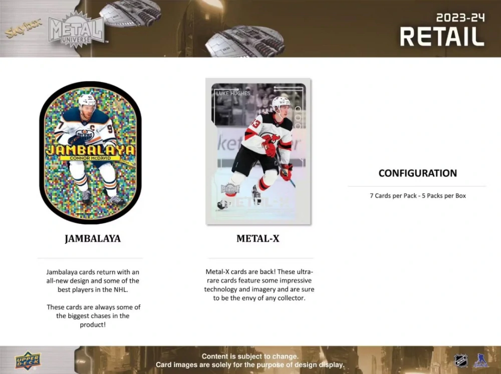 2023-24 UD Skybox Metal Universe - Blaster box