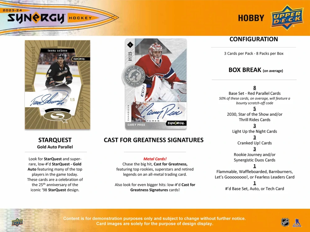 2023-24 UD Synergy - hobby box