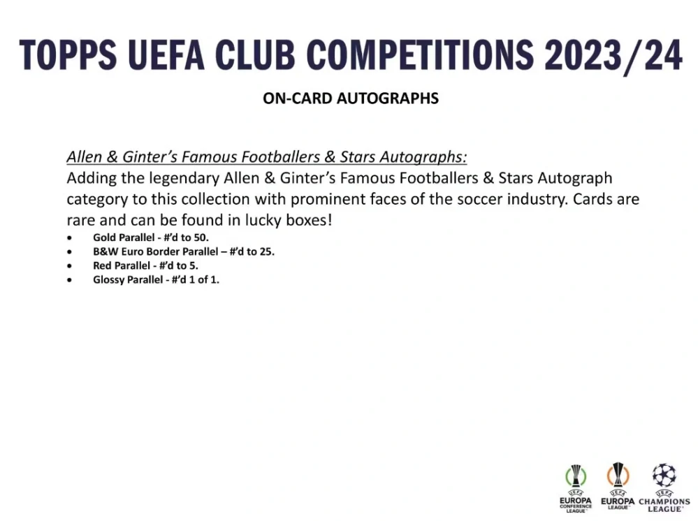 2023-24 Topps UEFA Club Competitions - Hobby box