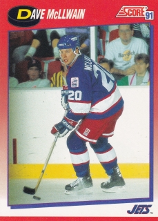 1991-92 Score - Danton Cole (French)