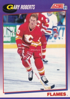 1991-92 Score - Gary Roberts (American)