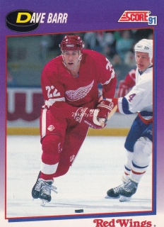 1991-92 Score - Dave Barr (American)