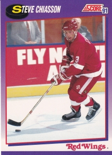 1991-92 Score - Steve Chiasson (American)