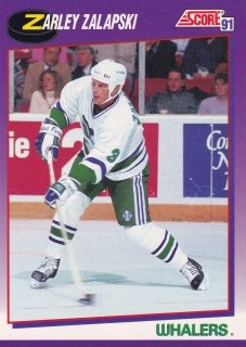 1991-92 Score - Zarley Zalapski (American)