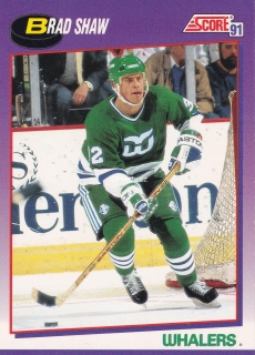 1991-92 Score - Brad Shaw (American)