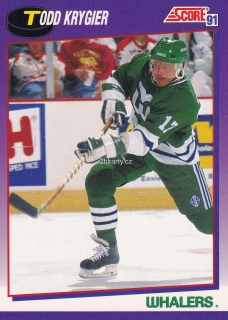 1991-92 Score - Todd Krygier (American)