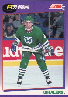 1991-92 Score - Rob Brown (American)