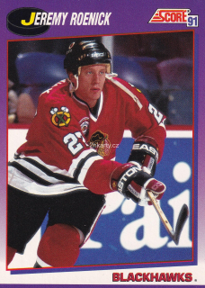 1991-92 Score - Jeremy Roenick (American)