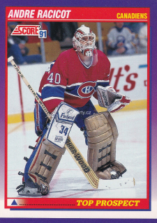 1991-92 Score - Andre Racicot (American)