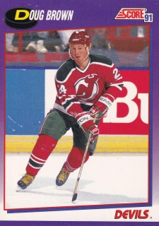 1991-92 Score - Doug Brown (American) 