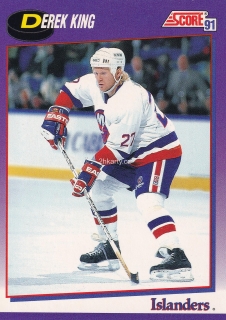 1991-92 Score - Derek King (American)