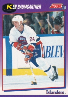 1991-92 Score - Ken Baumgartner (American)