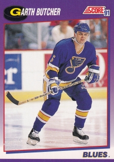1991-92 Score - Garth Butcher (American)